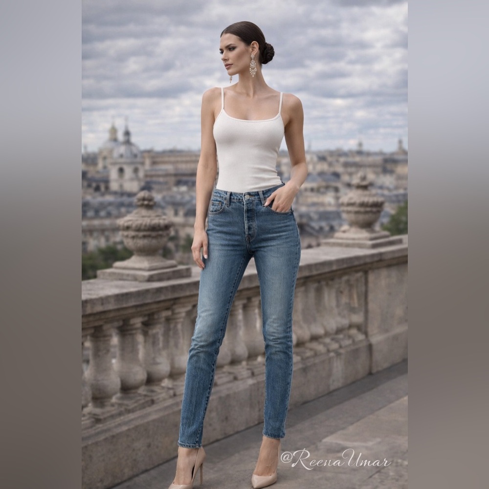 Levi’s Women’s Premium 501 Skinny Filiforme Jeans – Size. 25